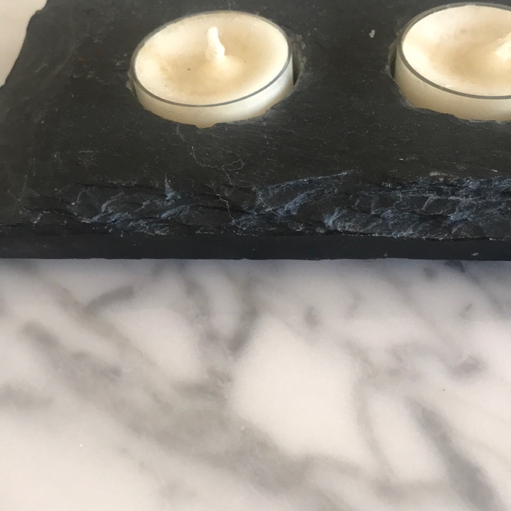 Slate Candle holder